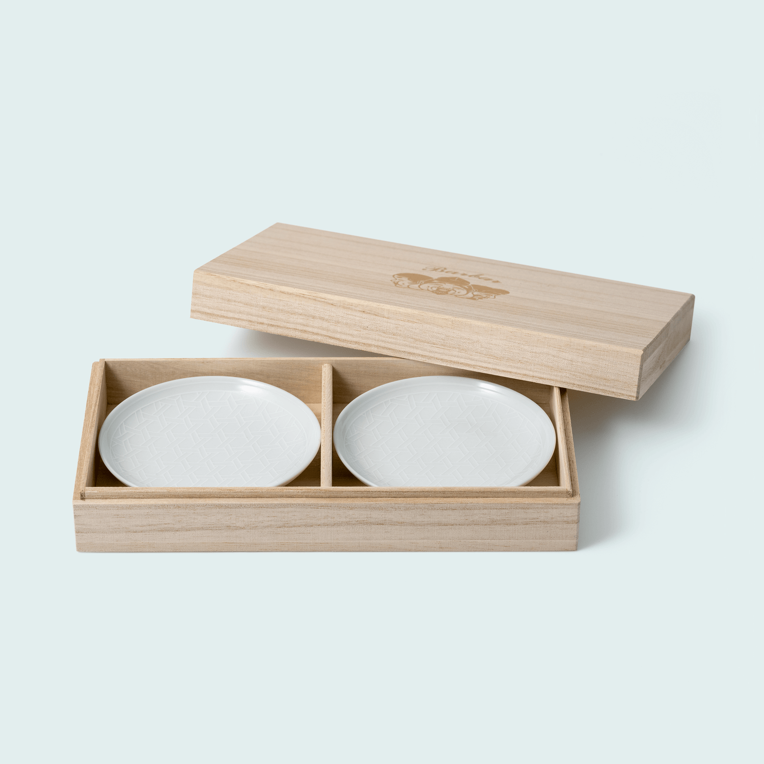 Kozara set - White Bamboo Weave